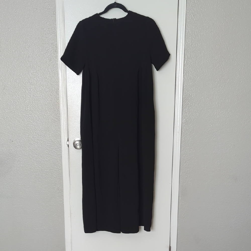 ASOS Black Short-Sleeve Jumpsuit